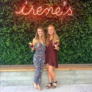 Abstract print jumpsuit with pockets!!!